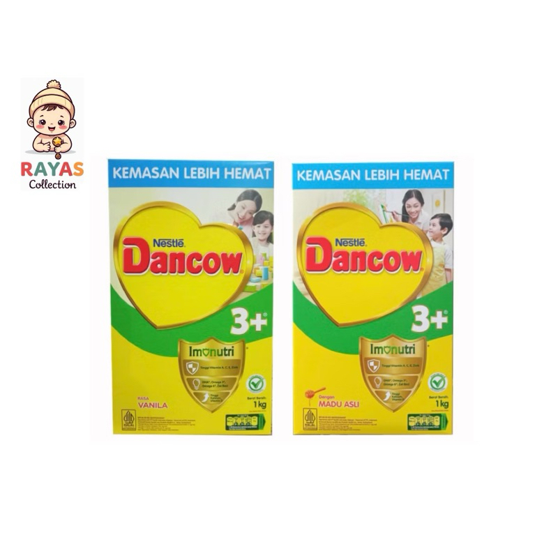 

Nestle Dancow 3+ Susu Pertumbuhan Rasa Vanila Madu 3-5 Tahun Box 1 kg