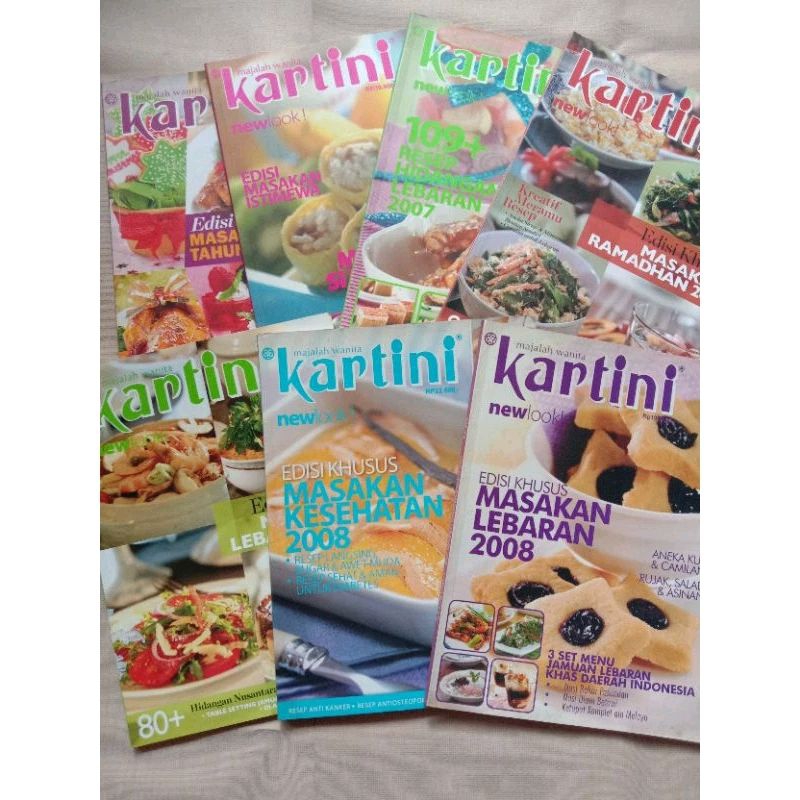 Majalah Kartini Resep Masakan Edisi Masakan Istimewa, Resep Hidangan Lebaran, Resep Hidangan pesta
