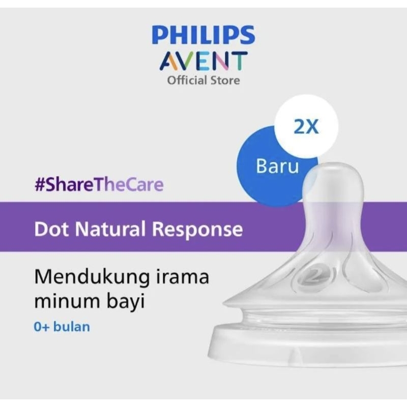 PHILIPS  AVENT | PHILIPS AVENT NATURAL RESPONSE | DOT SUSU BAYI | NIPPLE MURAH | DOT SUSU MURAH