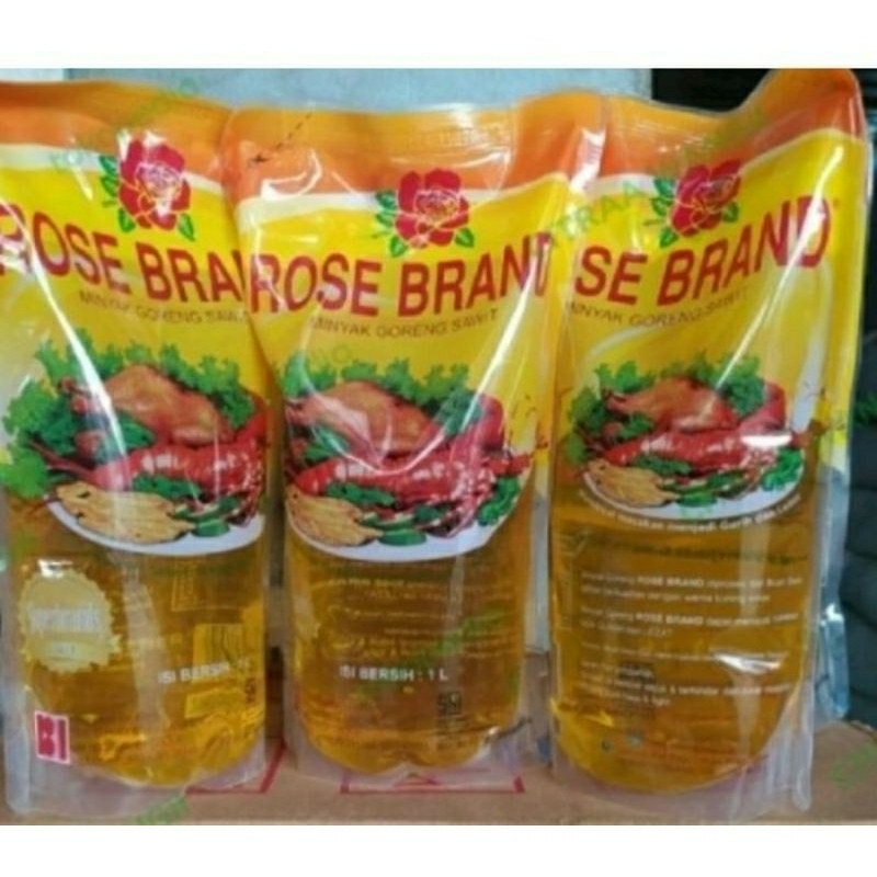 

Minyak goreng Rose Brand 1 liter