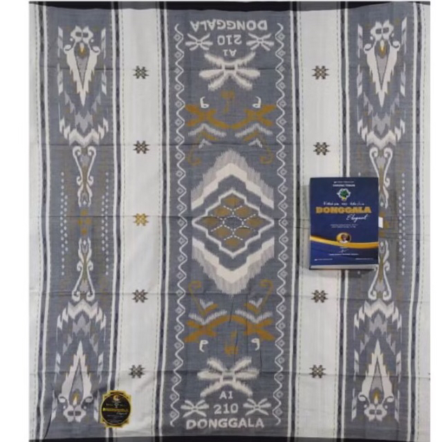 Sarung Donggala Elegant SKT (Songket) Rayon Putih TERMURAH 100% ORIGINAL