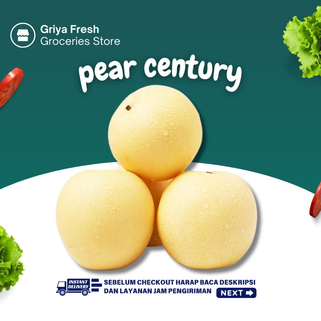 

Pear Century Fresh 500 gram - Kirim Instant