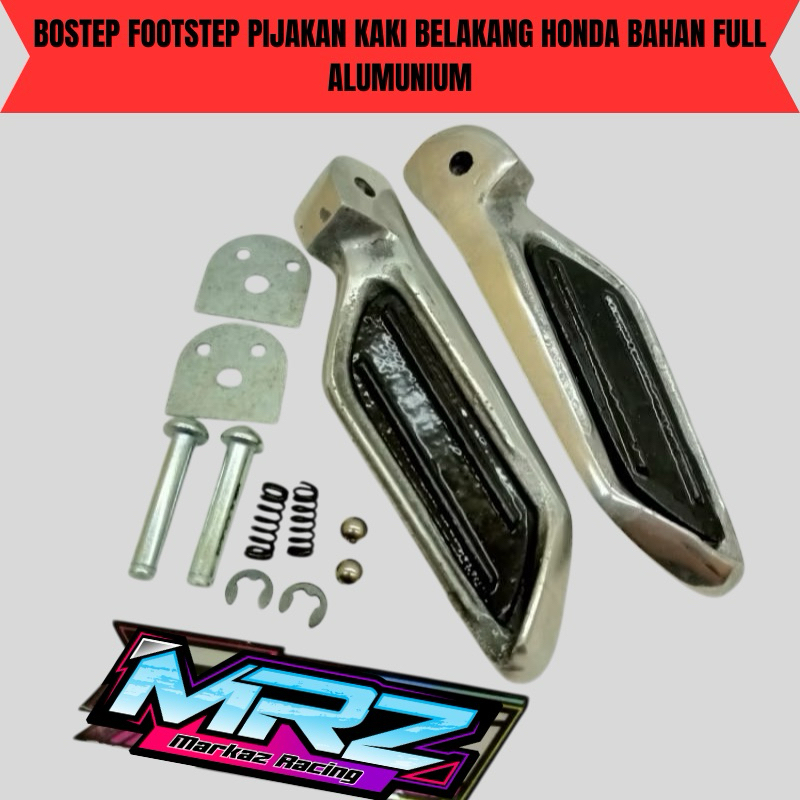 Bostep Footstep Pijakan Kaki Belakang Honda Stylo 160 PNP Honda Vario 125 150 Beat Karbu Beat Fi  Ba