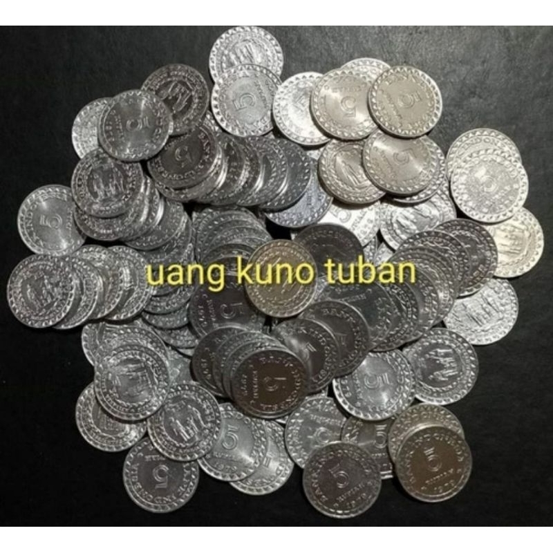 Uang koin Kuno 5 Rupiah Koin KB Kecil Tahun 1979
