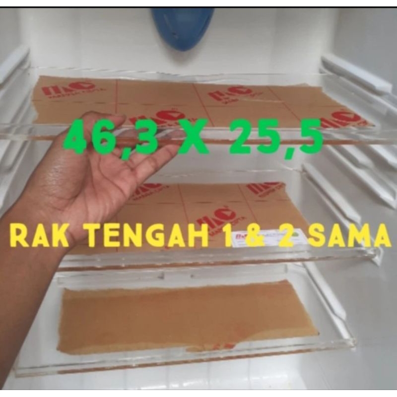 Rak Kulkas Sharp 1 pintu tebal original