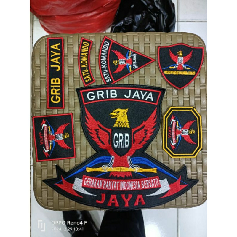 BORDIRAN GRIB JAYA/ PATCH GRIB JAYA/BORDIR GRIB/ GRIB JAYA