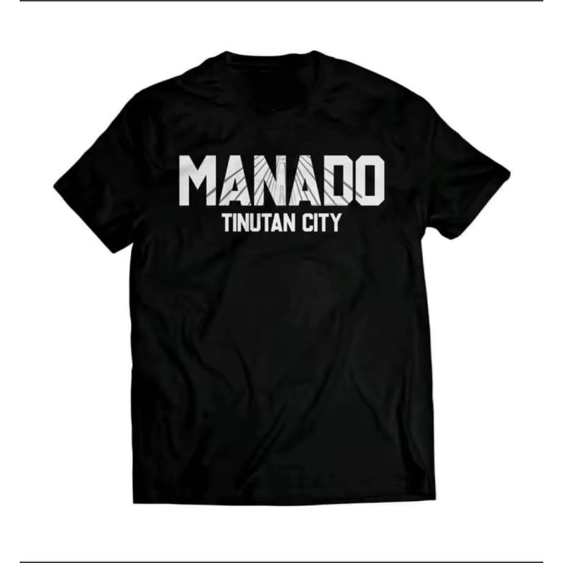 KAOS MANADO TINUTAN CITY KAOS HITAM