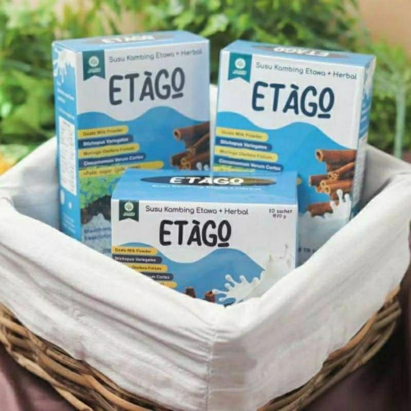 

Etago susu kambing etawa plus herbal gula aren rasa original 200 gra.
