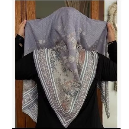 Jilbab Voal Motif 130*130
