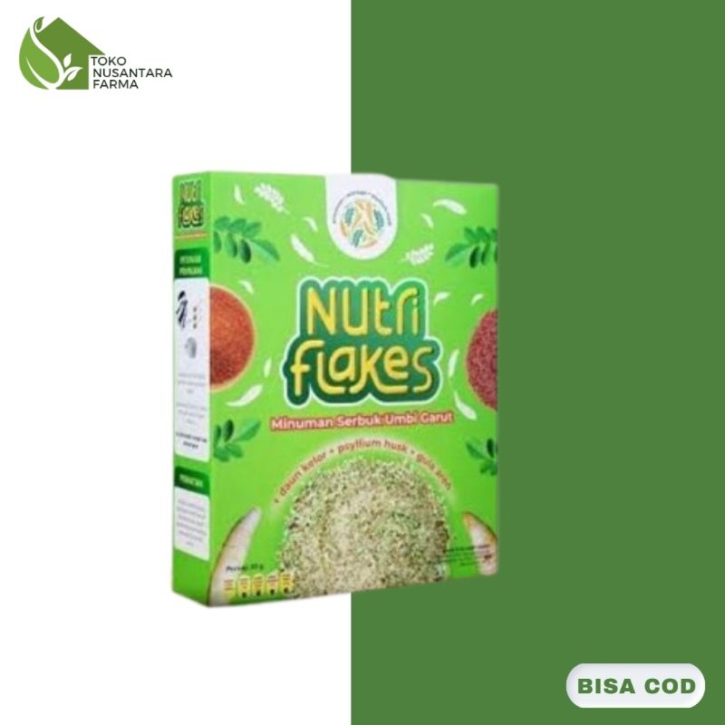 

Nutri Flakes Sereal Umbi Garut - Nutriflakes Ampuh Mengatasi Asam Lambung Gerd Maag Paket 1 BOX