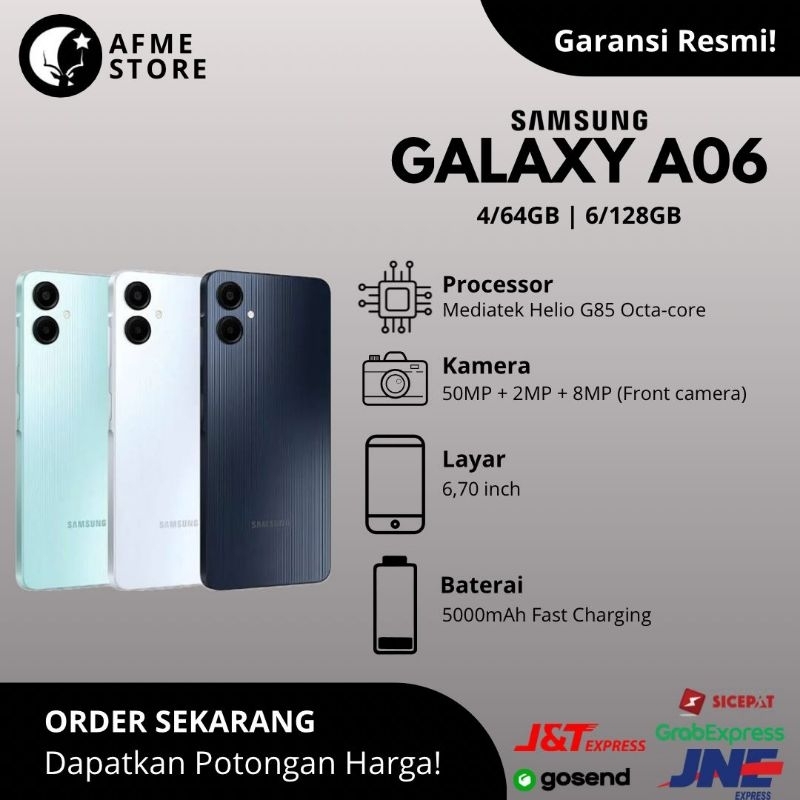 Samsung A06 4/64 BNIB Resmi SEIN