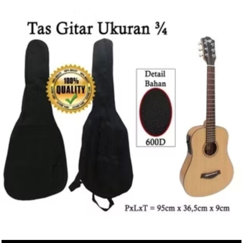 Tas Klasik Gitar 3/4 Ransel
