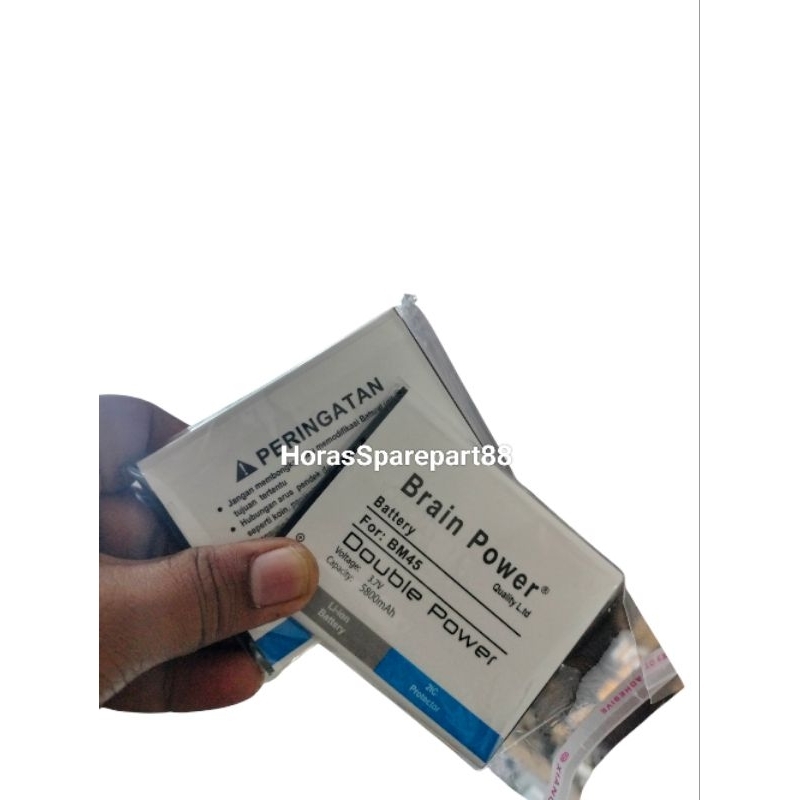 Batre baterai bt hp BM 45 - BM45 Xiaomi Redmi Note 2  Double Power