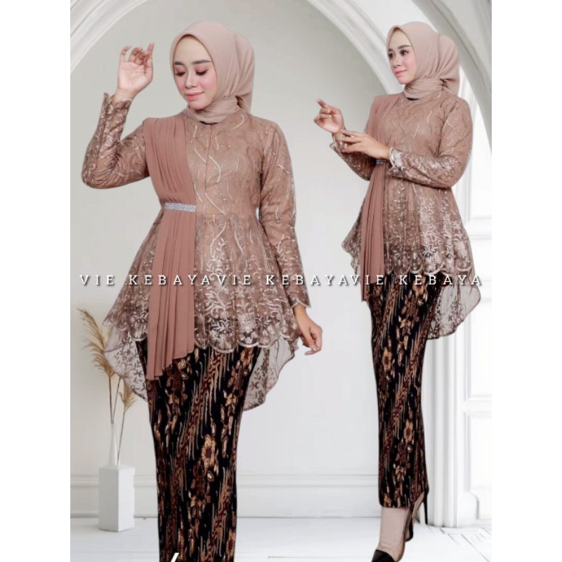 Setelan Kebaya Modern - Set Kebaya Wisuda - Set Kebaya Pesta - Kebaya Remaja - Kebaya Kondangan - Ba