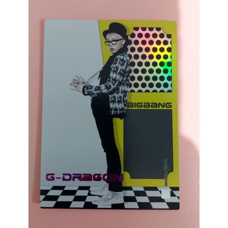 bigbang photocard from bigbang collection