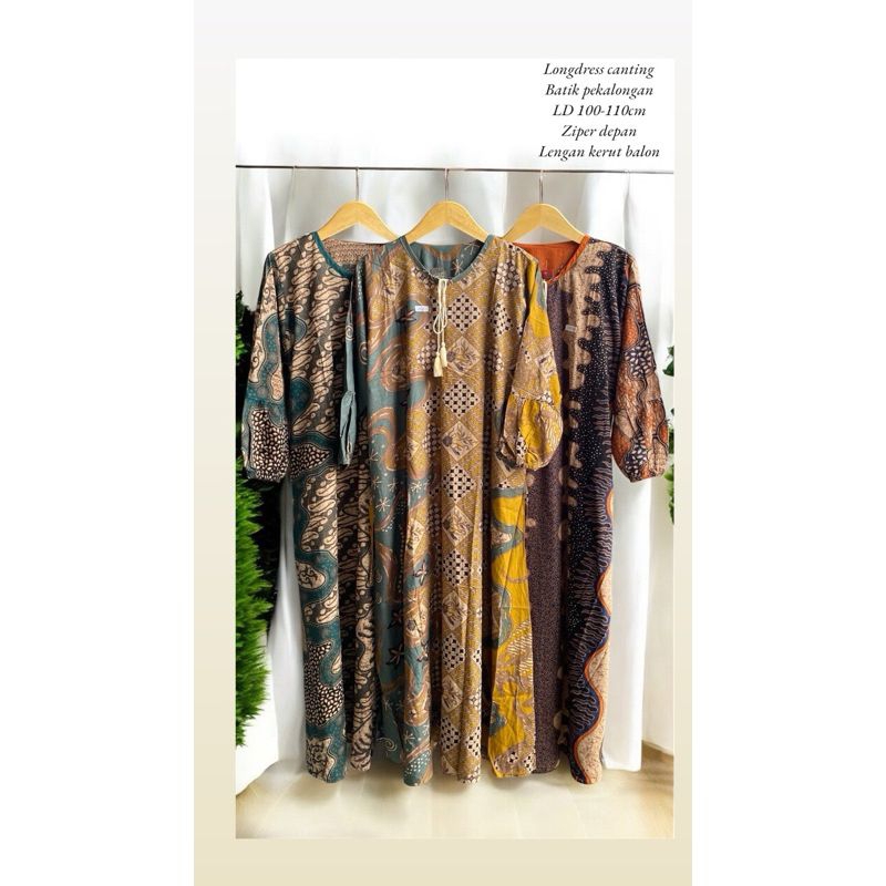 LONGDRESS BATIK CANTING PEKALONGAN