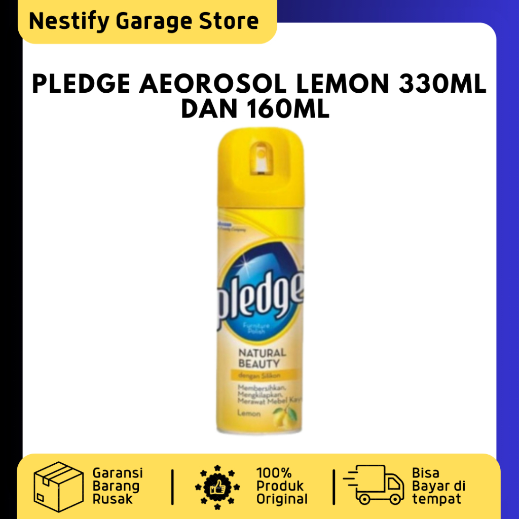 PENGKILAP MOTOR HONDA YAMAHA KAWASAKI MOBIL FURNITURE UNIVERSAL MERK PLEDGE AEROSOL LEMON GOOD QUALI