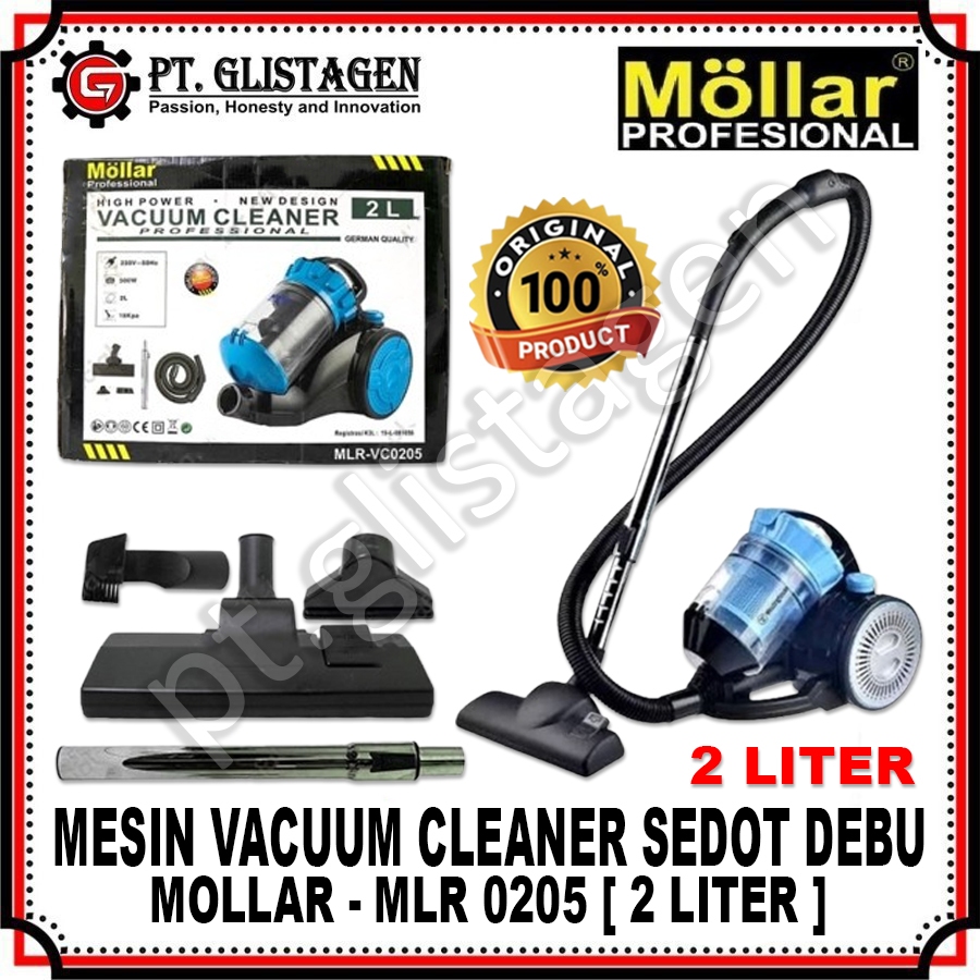 MOLLAR VC 0205 Mesin Sedot Debu Vacuum Cleaner Vacum Cleaner 2 Liter VC-0205 ORIGINAL MOLLAR