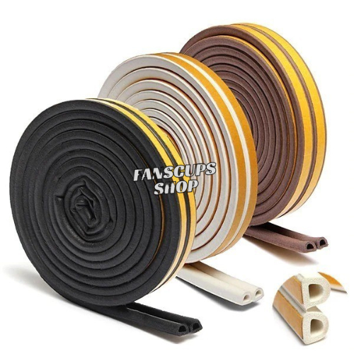 Karet Lis Strip Door Seal Cover Penutup Celah Sela Lubang Pintu Jendela Rumah Kedap Suara Portabel