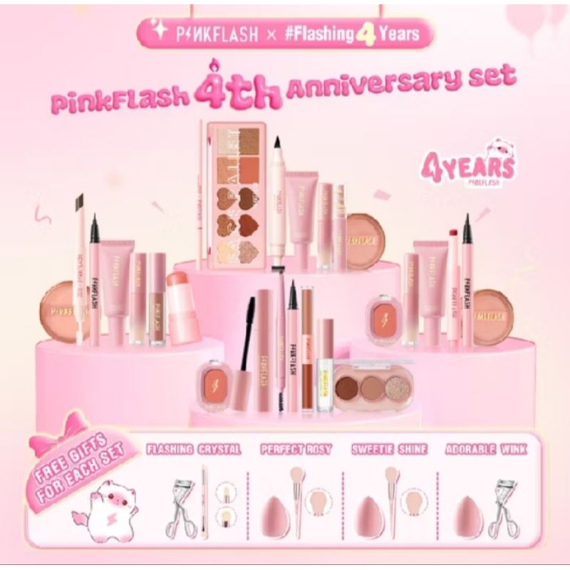 PinkFlash Anniversary Set Pink