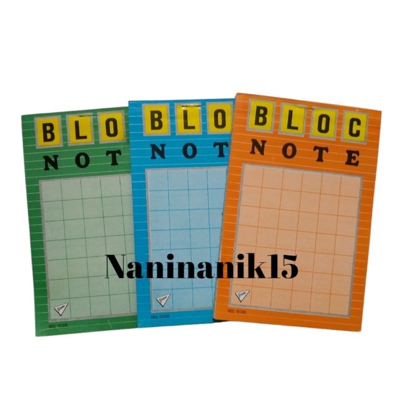 

Qzima - Buku Bloc Note Sedang / Buku Catatan Memo - Pcs