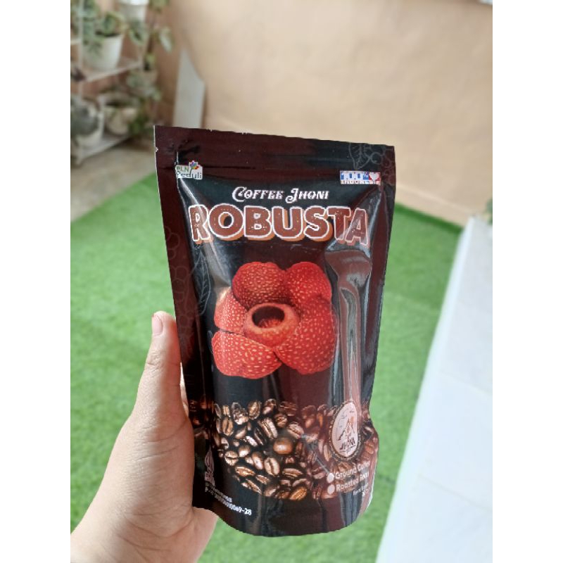 

Kopi bubuk Coffee Jhoni Robusta Pilihan