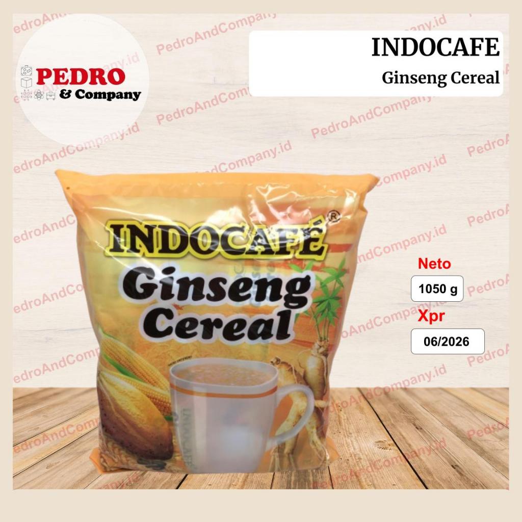 

Indocafe ginseng cereal coffee susu 35gr x 30 sachet - minuman serbuk sereal kopi