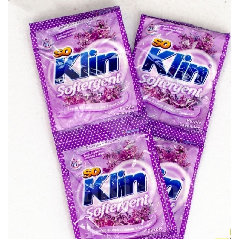 ❣️PERMATA❣️ ( ECER ) SO KLIN DETERGEN BUBUK SACHET 23g / 1 RENTENG ISI 6 SACHET