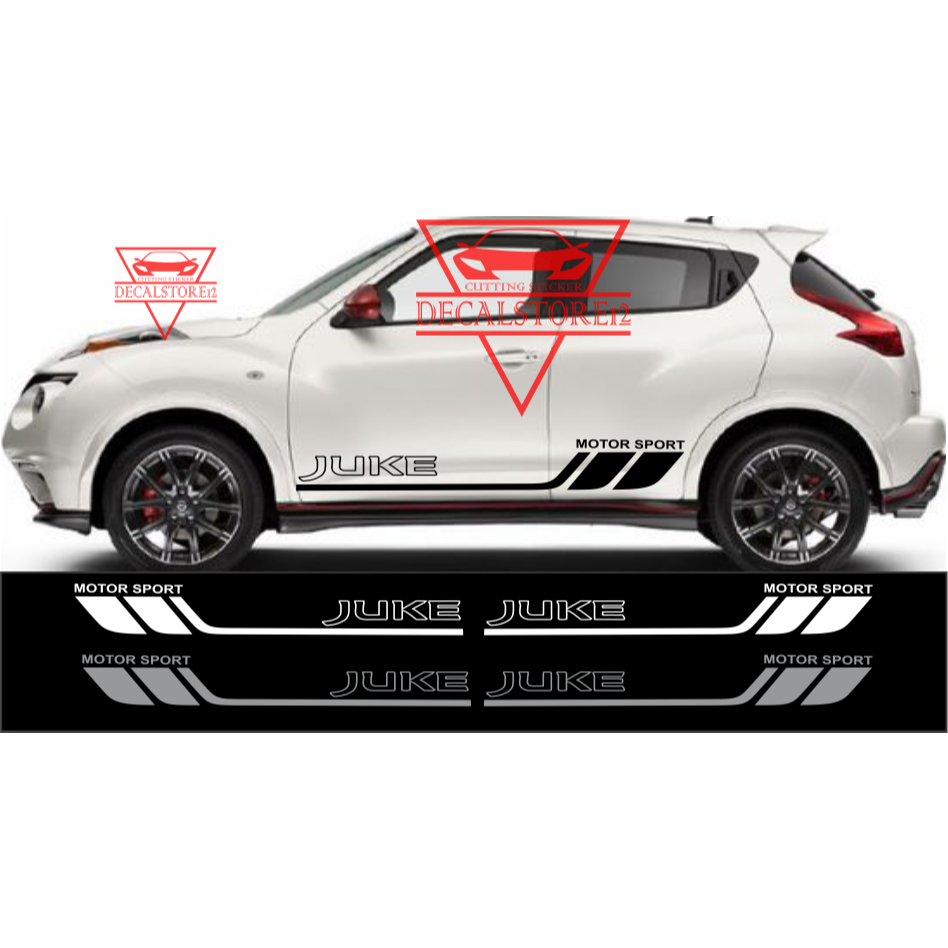 sticker juke list cutting stiker body striping mobil nissan juke stiker nissan juke motor sport
