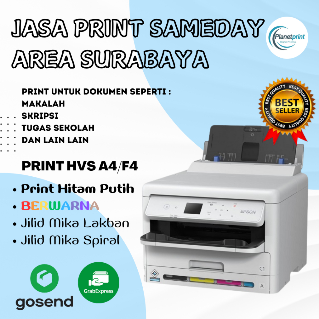 

PRINT A4,F4 / Cetak Kertas A4,F4 , BUKU, MAKALAH, SKRIPSI, TUGAS, SOAL A4/F4 BW/COLOR