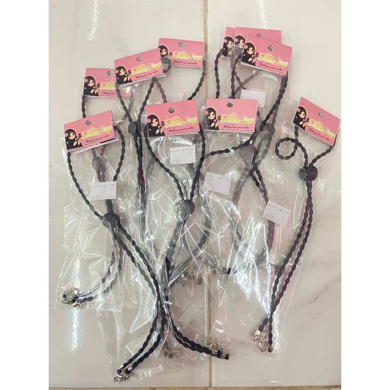STRAP MASKER TALI KARET PADI POLOS