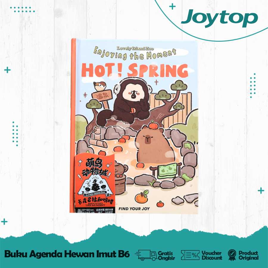 

JOYTOP Notebook Cartoon B6 Hardcover Lucu/ Diary Agenda Buku Anak Animal