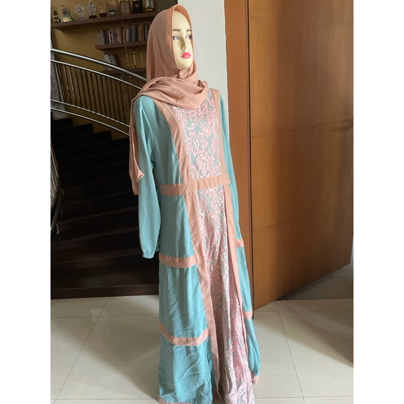 gamis modern sisa butik
