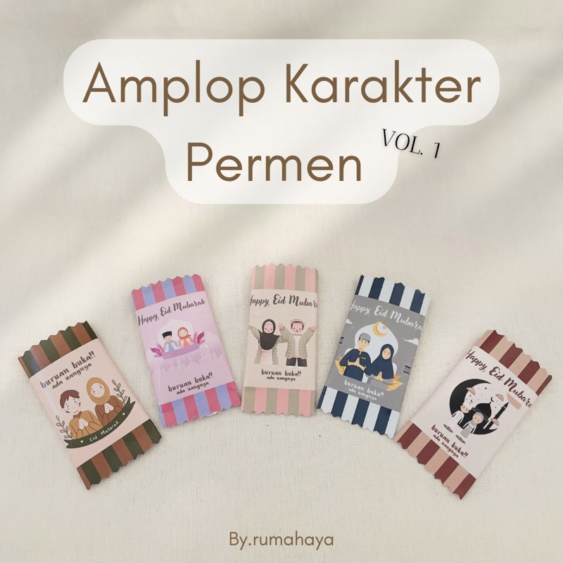 

Amplop lebaran bentuk permen | Amplop viral | Amplop lebaran | Amplop unik