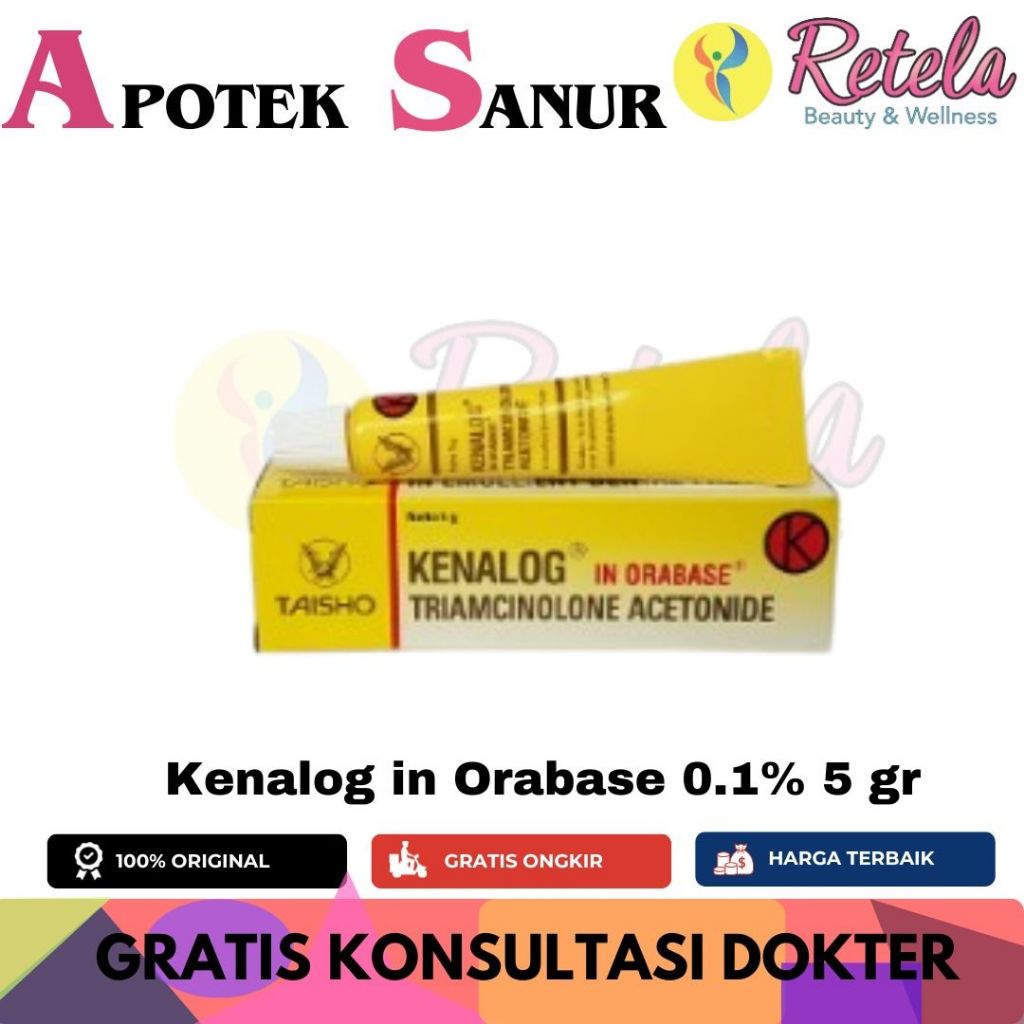 Kenalog in Orabase 0.1% Salep 5 g