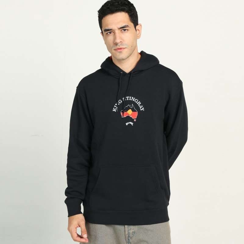 hoodie billabong king stringray pop black original