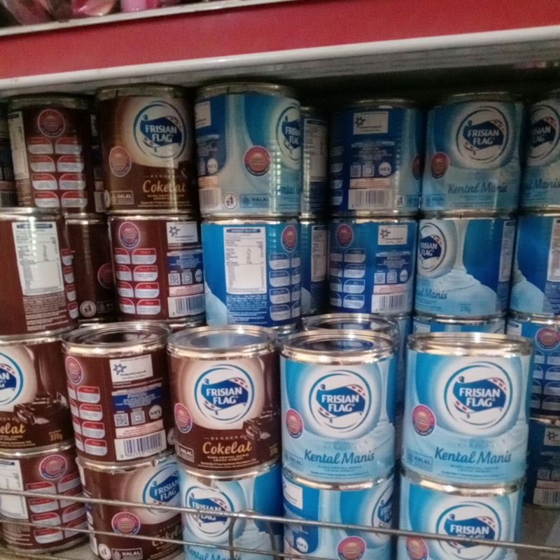 

Frisian Flag Kaleng Susu Krimer Cokelat