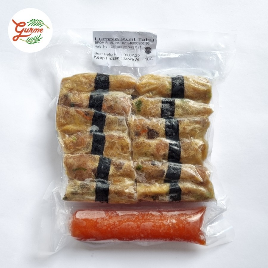 

Lumpia Ayam Kulit Tahu Premium Frozen Dimsum Kualitas Hotel isi 12 pcs dengan Saus