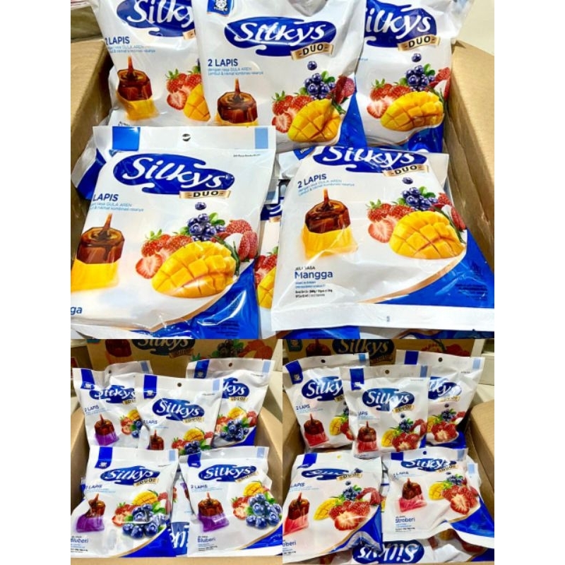 

silkys puding 2 rasa ( mangga, blueberry. strawberry) 250gr