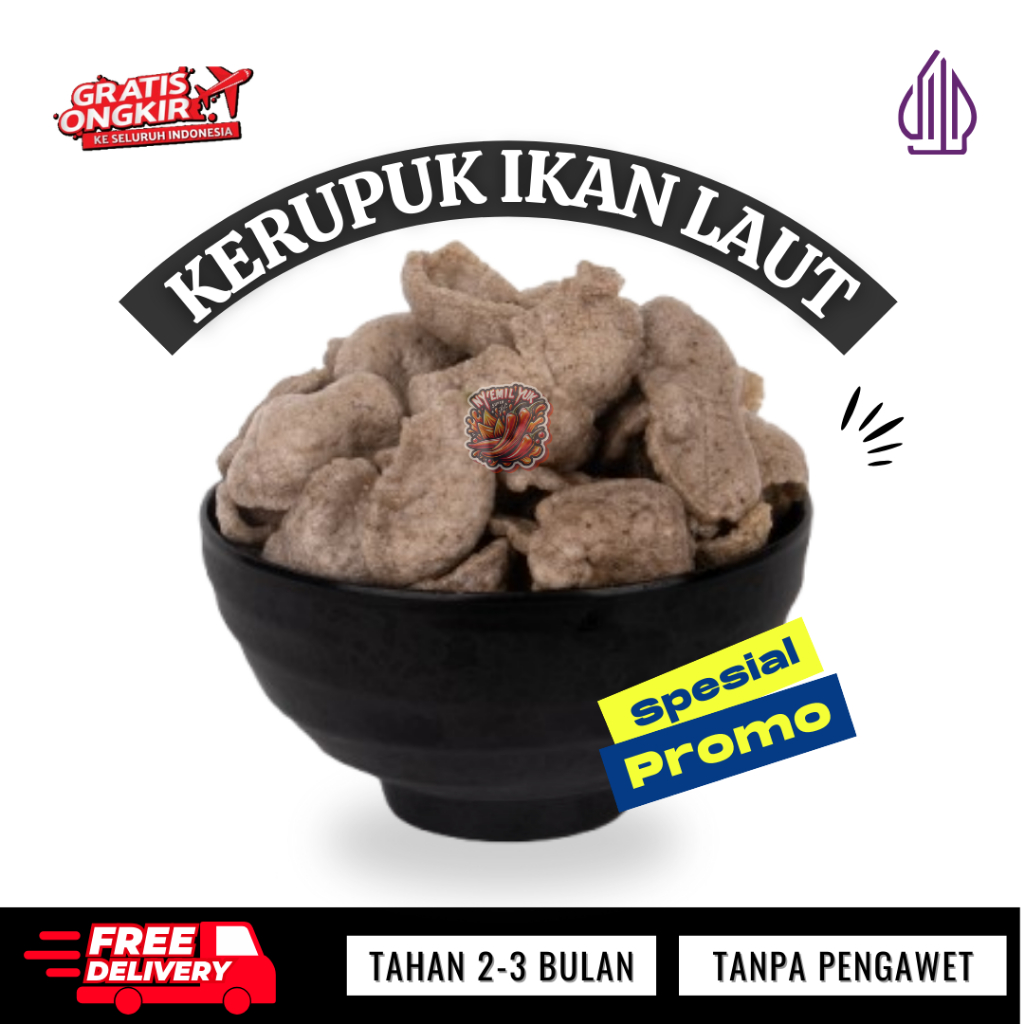 

Kerupuk | Krupuk Cumi Cumi 50grm