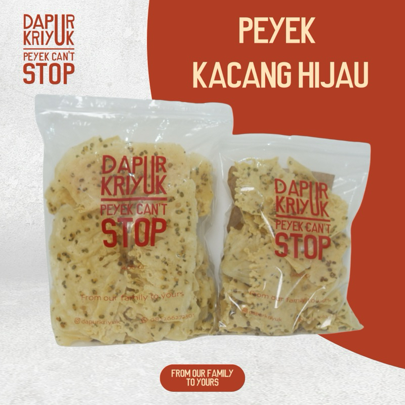 

PEYEK “CAN’T STOP!” (KACANG HIJAU)