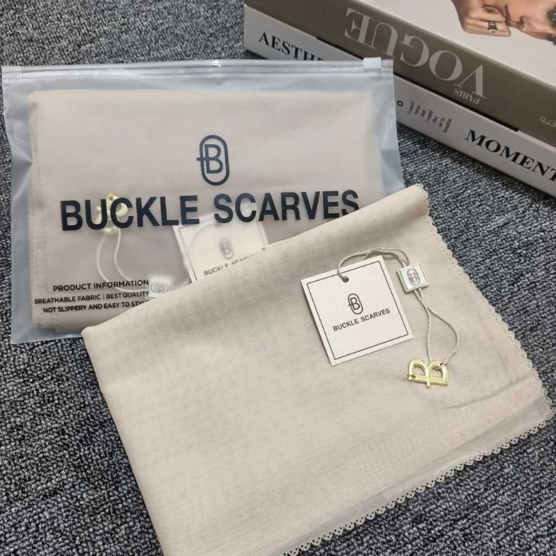 HIJAB SEGIEMPAT PARIS BUCKLE SCRAVES / PARIS LASERCUT / PARIS JADUL