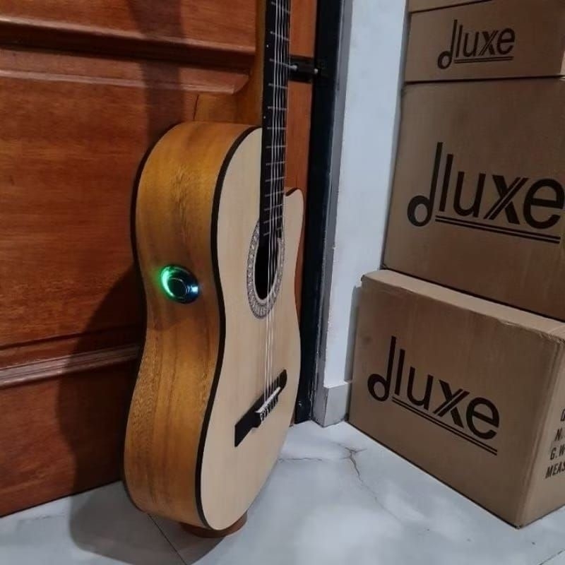 Gitar Transkustik Klasik Nylon DCC-11 4/4 Gitar Dluxe Original Pabrikan Gitar TA Classic nylon