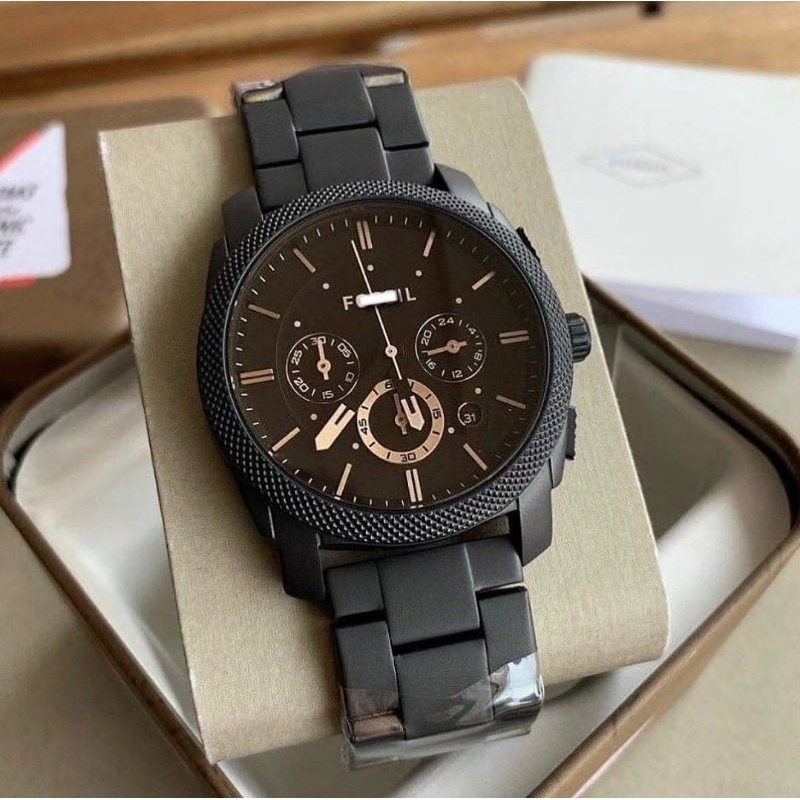 jam tangan pria original fs4682 fs 4682 machine Mid-Size Chronograph Stainless Steel original garans