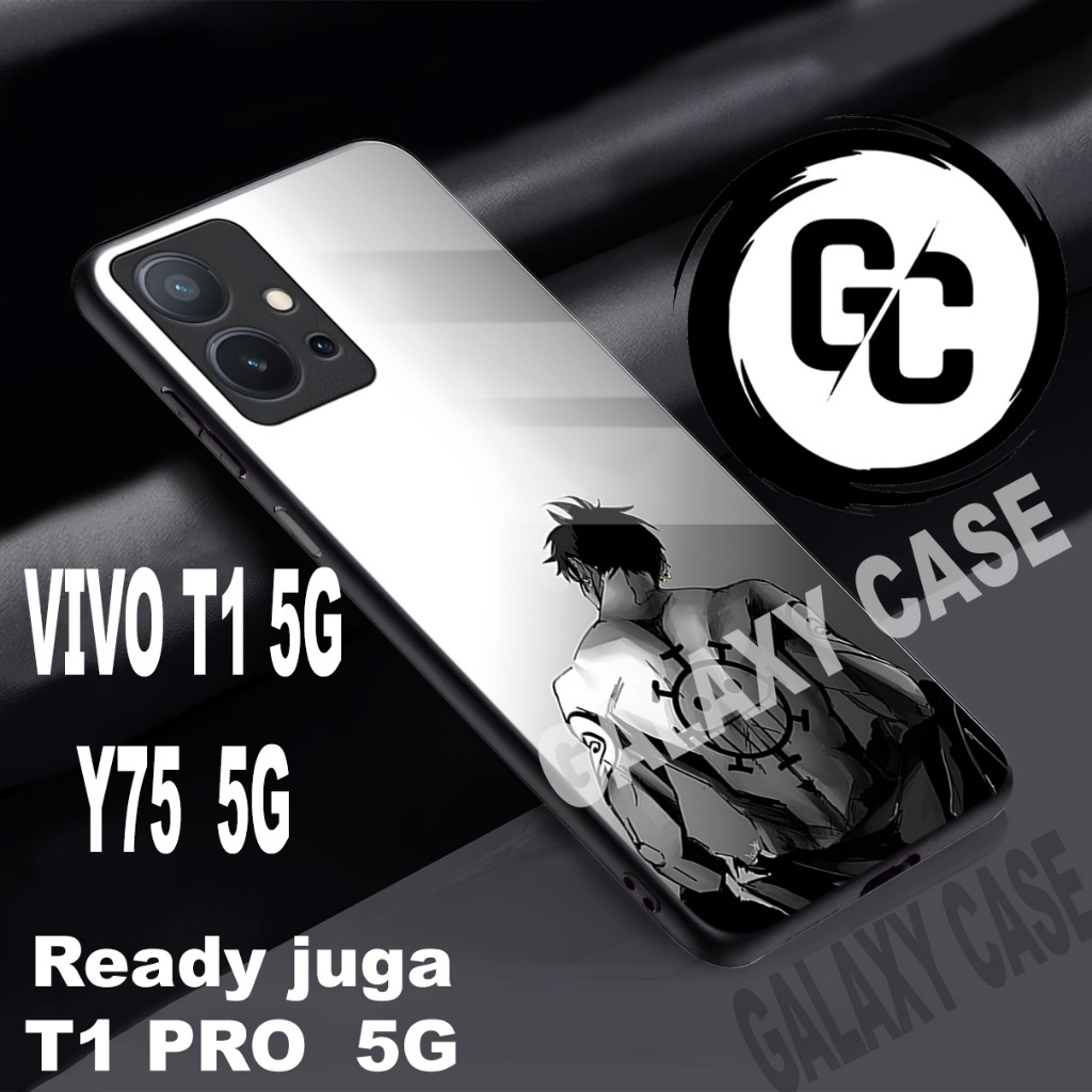 Case hp VIVO T1 5G/softcase glossy kilau VIVO T1 5G /GC 9- Motif GAMBAR ANIME LUFFY/casing VIVO Y75 