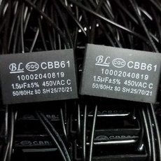 KAPASITOR KIPAS 1,5UF Kapasitor kipas angin 1,5uf 450v