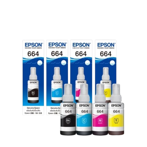 Tinta Epson T6644 Tinta Epson 664 T664 T-664 Original / Epson Tinta T6644 70ml Printer
