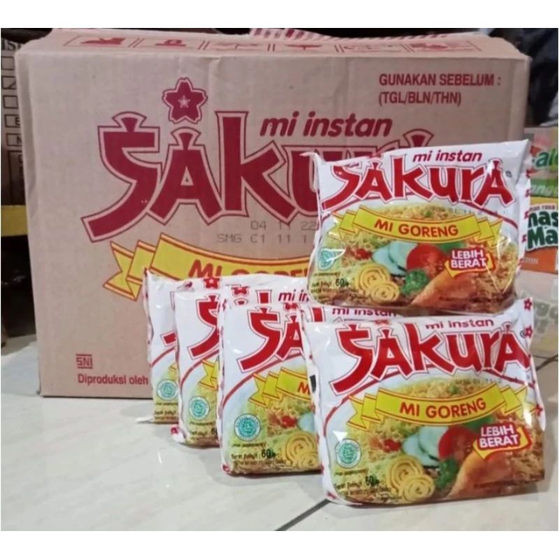 

Sakura Goreng/Mie Sakura Goreng 1 dus isi 40 pcs