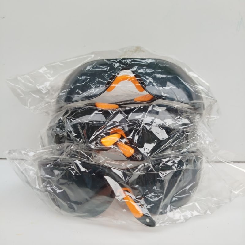 Kacamata Safety Hitam, Kacamata Pelindung UV, Safety Glasses Anti Silau, Kacamata Kerja Outdoor, Kac