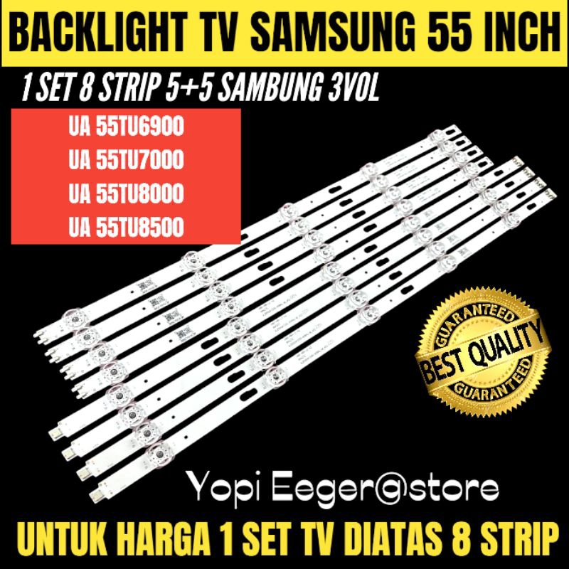 BACKLIGHT TV LED SAMSUNG 55 INCH UA-55TU6900- UA-55TU7000- UA-55TU8000- UA-55TU8500 BACKLIGHT TV SAM